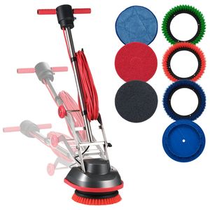 Máquina Fregadora de Pisos Comercial, Pulidora de Pisos de Alta Resistencia, 2 Ruedas, Pulidora Eléctrica Profesional para Alfombras, Max 19 - Product Image 1
