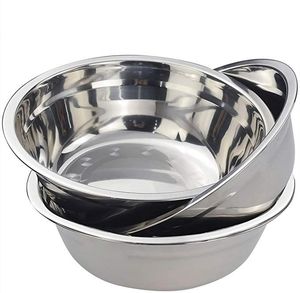 Elegante Tazón Ovalado de Acero Inoxidable Pulido para Servir Alimentos, Ecológico, para Arreglos de Mesa, de Calidad Premium - Product Image 1