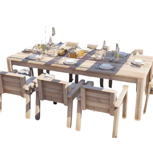 Juego de Comedor para Exteriores OEM, 4/6/8 Plazas, Mesa y Sillas de Aluminio o Madera, Muebles de Patio, Directo de Fábrica en Vietnam - Product Image 5