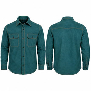 Chemise de travail industrielle ignifuge, résistante à l'eau et aux acides, haute visibilité, unisexe, manches longues - Product Image 1