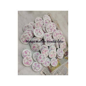 Design unique Nouvelle production antique Miroir incrusté de marbre avec nacre de coquillage Art floral pour la décoration intérieure Article - Product Image 4