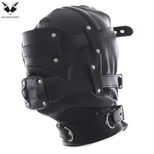 Máscara de Cuero PU con Capucha para Hombre, Estilo Bondage, Correa Ajustable, para Club, Fiesta, Cosplay, Moda 2026 - Product Image 2
