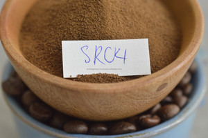พรีเมียมผงกาแฟสำเร็จรูป100% โรบัสต้าผสมผลไม้ช๊อตชอคโกแลตลายดอกไม้ - Product Image 2