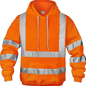 Sudadera de Seguridad Impermeable de Grado Profesional ANSI Clase 2 para Equipos Industriales, Ropa de Trabajo de Alta Visibilidad para Trabajos Exiguos - Product Image 1