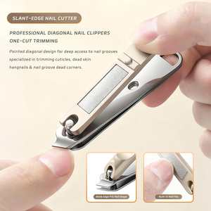 Professional Stainless Steel <b>Manicure</b> <b>Kits</b> with Luxury Travel Case Complete Nail Care Grooming Sets OEM Custom Logo - Product Image 4