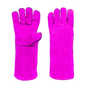 Gants de soudure en cuir de vachette de qualité supérieure, résistants à l'abrasion, pour barbecue, lutte contre les incendies, durables - Product Image 4