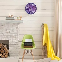 Jam Dinding Kayu Besar 30 * 30cm, Desain Muka Jam yang Dapat Disesuaikan, Gerakan Senyap, Dekorasi Ruangan yang Stylish