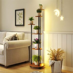 Supporto per Piante a 6 Livelli con Illuminazione RGB, Controllo Intelligente e Telecomando per Arredamento Casa - Product Image 1