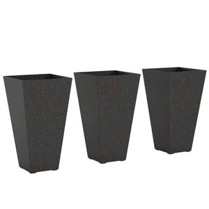 Pot de fleurs et jardinière en plastique brun de haute qualité pour usage extérieur et intérieur - Product Image 5