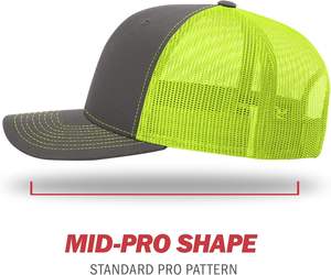 Casquette de sport Richardson 112 personnalisable avec logo pour homme, en maille respirante, broderie 3D, idéale pour l'été - Product Image 4