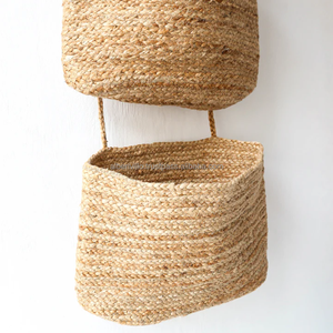 3 Tier Handmade Jute Wall <b>Hanging</b> Fruit and Other Stuff <b>Basket</b> for Home & Kitchen <b>Storage</b> From India - Product Image 4