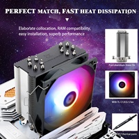 Refroidisseur d'air pour processeur Thermalright BA120 ARGB avec 6 caloducs et ventilateur silencieux PWM TL-C12CG-S, roulement S-FDB, dissipateur thermique pour ordinateurs