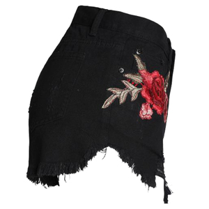 Women High Waist Denim Shorts Vintage Sexy Breathable Ripped Distressed Summer Hot Pants <b>Stretch</b> Casual Streetwear Trendy - Product Image 4