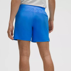 Shorts de sport décontractés pour hommes grandes tailles, à compression, respirants, à logo frontal uni, double couche, taille mi-haute, pour la course et l'entraînement en salle de sport - Product Image 3