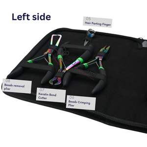 Kit d'outils pour extensions capillaires Rainbow avec pinces de pose et de retrait de micro-perles pour extensions à micro-anneaux, nano-anneaux et I-Tip - Product Image 4