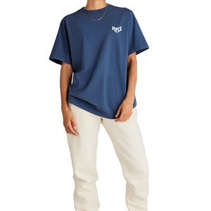 Custom Oversized Heavyweight 250 GSM Cotton <b>T</b> <b>Shirt</b> OEM ODM Wholesale Unisex Streetwear Blank Tee Manufacturer - Product Image 1