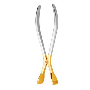 Pince orthodontique dentaire haut de gamme avec poignée dorée en acier inoxydable pour le retrait des brackets par QASIDEN INSTRUMENTS - Product Image 3