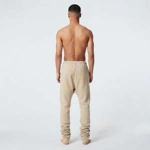 Pantalones de chándal de algodón polar para hombre, con cordón en la cintura, estilo casual, de largo completo, ajuste holgado, de tejido grueso, 460 GSM - Product Image 2
