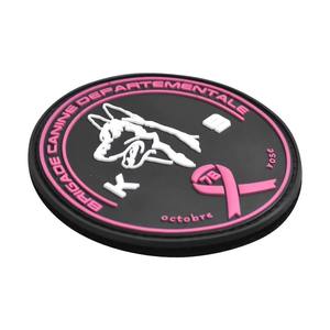 Parches de Silicona de PVC 3D con Logotipo, Color, Texto, Nombre y Números Personalizados, Accesorios con Gancho y Bucle, Parche de Goma Suave de PVC - Product Image 3