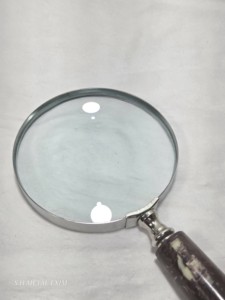 Loupe de lecture vintage de luxe avec poignée en résine, loupe de bureau, loupe à main, ensemble cadeau d'entreprise décoratif - Product Image 5