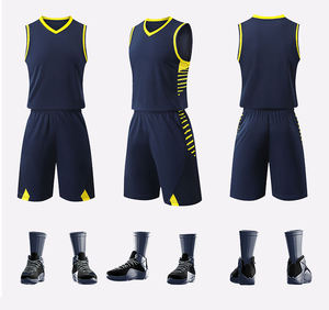 OEM ODM Basketball Uniform <b>Set</b> Adult Custom Design Breathable Summer Sports Apparel - Product Image 1