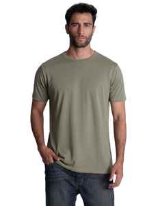 Camiseta de Manga Corta para Hombre, Cuello Redondo, Estilo Juvenil, Corte Regular, 100% Algodón, 220g, Tejido Ecológico, Lisa para Imprimir - Product Image 4