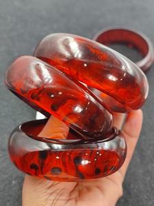 Pulseras Kada de Resina Gruesa Hechas a Mano, Brazaletes Anchos de Moda, Accesorios de Joyería para Mujer de la India - Product Image 6