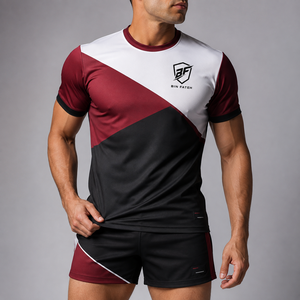 Wholesale Rugby Uniform <b>Cheap</b> Price Premium Quality Breathable <b>Light</b> Weight Custom Logo OEM Serviced Unisex Heat-Transfer - Product Image 1
