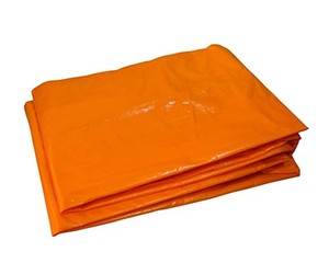 Lona de Polietileno de Alta Calidad para Camiones, Impermeable, Naranja, de Plástico, Reforzada, Tejida, para Embalaje y Almacenamiento - Product Image 2