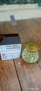 Juego de 12 Colores de candelabros redondos de vidrio de mosaico para decoración de hogar y jardín de proveedor indio - Product Image 6