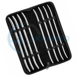 Juego de Dilatadores Uterinos Pratt de 8 Piezas, Acero Inoxidable, Ginecología, Obstetricia, Dilatadores Cervicales, Instrumentos Quirúrgicos, Certificación CE - Product Image 2