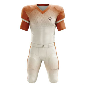 Uniforme de football américain professionnel personnalisé, maillot et pantalon sublimés pour les entraînements, les tournois et les matchs de ligue - Product Image 1