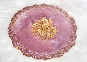 Handmade Resin Serving <b>Tray</b> for Decorative <b>Table</b> Presentation Premium Resin Serving <b>Tray</b> for Luxury Dining Experience low cost - Product Image 4