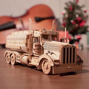 Puzzle 3D in Legno per Adulti e Adolescenti, Modello di Camion, Intriganti Rompicapo Auto, Idea Regalo per il Ringraziamento/Natale - Product Image 1
