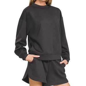 Service OEM ODM – Sweat-shirts à col montant en polaire épaisse 380g pour femme, personnalisables avec logo de marque – Collection Hiver 2026 - Product Image 6