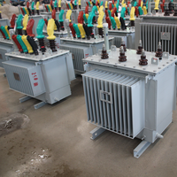 Transformateur de distribution triphasé immergé dans l'huile de 400 kVA, transformateur abaisseur de tension conforme à la norme internationale IEC