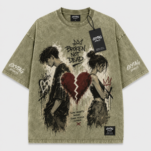 Camiseta Oversize de Algodón con Hombros Caídos, Estilo Boxy, Lavado Ácido y a la Piedra, Impresión Serigrafiada y DTG Personalizada al por Mayor - Product Image 6