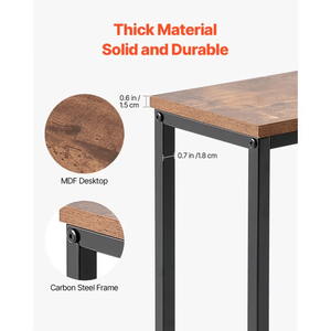 Table console de 7,9 pouces avec pieds réglables - Product Image 3