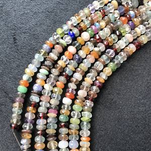 100% Natural IGI Certified AA Grade Multi Disco Rondelle Loose <b>Beads</b> 5.5mm-6.5mm Stone Multi <b>Color</b> Multi Fire Vivaaz Gems - Product Image 5