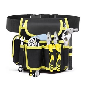 2026 Heavy Duty <b>Tool</b> <b>Belt</b> With Multiple Pockets And Magnetic Strip Blue And Black Color For Workshop Use - Product Image 2