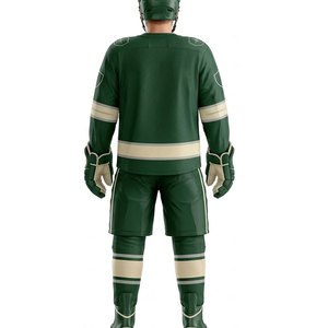 Ensemble d'équipement de hockey sur glace durable, uniforme de protection pour hommes, vêtements de sport flexibles, confortables et haute performance - Product Image 4