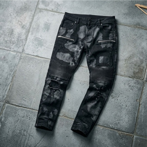 Mens High Quality Mid Waist Slim Fit Pencil Denim <b>Jeans</b> Eco-Friendly Casual Wear Comfortable <b>Jeans</b> for Men - Product Image 1