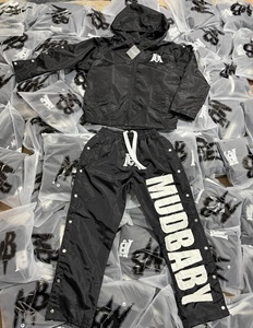 Power Venture Enterprises - Conjuntos Deportivos Personalizados Unisex Ligeros y Holgados con Logotipo Impreso y Bordado, Pantalones Deportivos con Cierre - Product Image 1