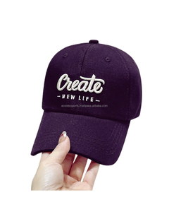 Econex Deportes Logotipo personalizado Bordado Gorras de béisbol a granel Ajustable Algodón Evento Marca OEM ODM Gorras promocionales - Product Image 2