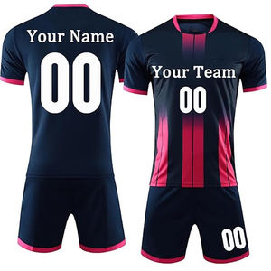 Uniforme de Fútbol Transpirable de Alta Calidad para Tallas Grandes, Conjunto Personalizado con Logotipo, Jersey de Fútbol de Poliéster, Kit de Equipo con Impresión por Sublimación - Product Image 4
