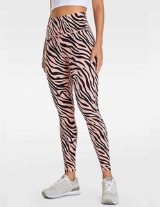 Leggings respirants taille haute imprimé léopard longueur cheville pour le fitness et le yoga – Vêtements de sport en gros - Product Image 5