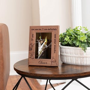 Cadre photo rustique en bois écologique artisanal Khadim de qualité supérieure, support de table fait main pour mariage et anniversaire - Product Image 2