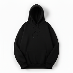 Sweat-shirt à capuche pour homme avec logo personnalisé, coupe classique, en coton/polyester, molletonné, de haute qualité, streetwear unisexe, sweat-shirt d'hiver - Product Image 4