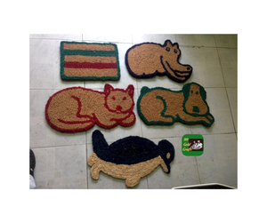 Felpudo de fibra de coco Natural Felpudo de entrada de Vietnam, felpudo redondo de fibra de coco para puerta interior y decoración del hogar Felpudo de fibra de coco - Product Image 5