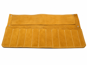 Leather <b>Tool</b> <b>Roll</b> Pouch (12 Pockets) | Heavy Duty Genuine Leather <b>Tool</b> Organizer for Spanners Pliers Screwdrivers & Hand <b>Tools</b> - Product Image 1